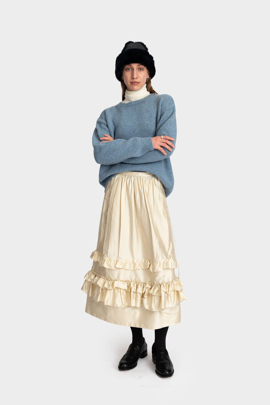 Silk Doupion Betsy Skirt