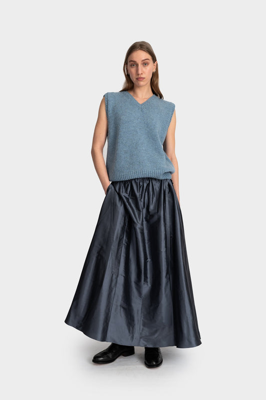 Silk Doupion Tallulah Skirt