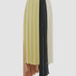 Pleated Asymmetric Skirt